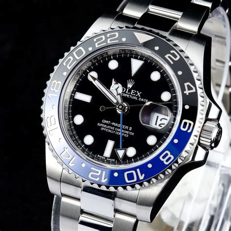 rolex gmt black blue bezel|rolex replacement bezel.